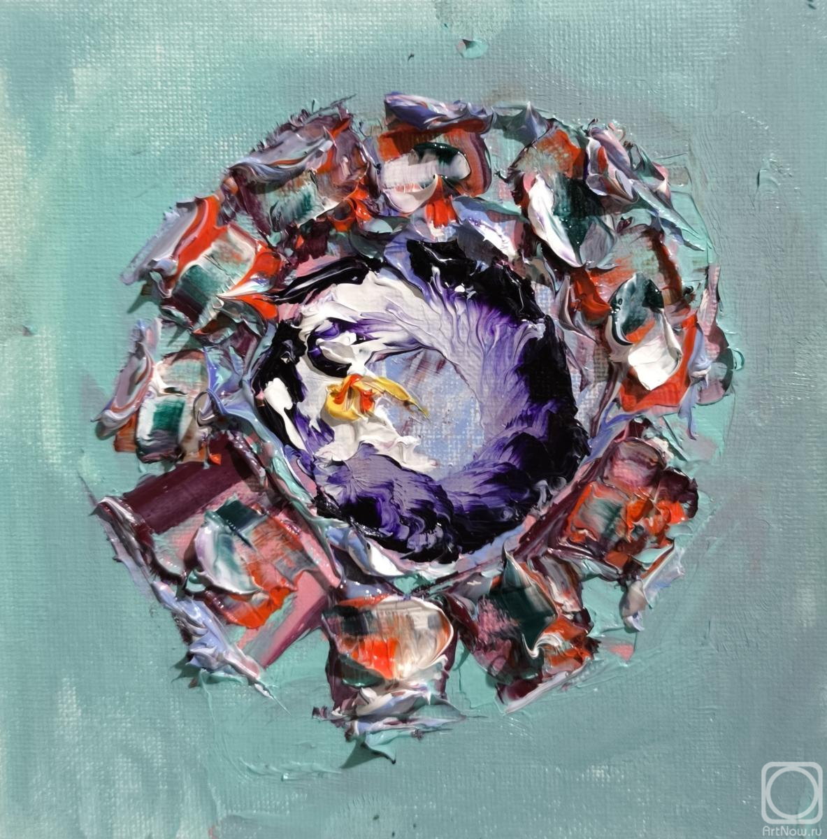 Ermilov Misha. A flower with a violet (from the series "Fast")