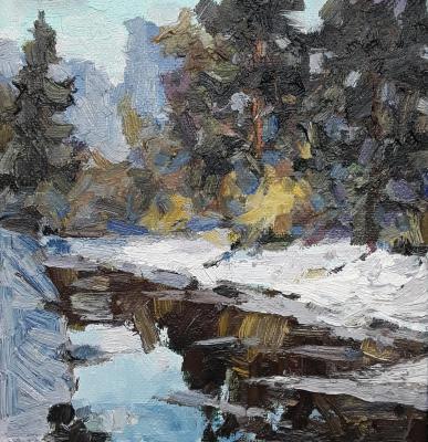 March in the taiga region