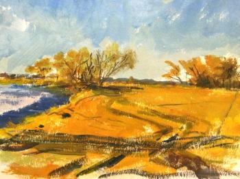 Shore of the Staritsa. Spring. Cheglyakov Andrey