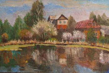 Spring at the cascade ponds in Kolomna. Chernyy Alexandr