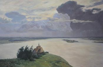Вольная копия Над вечным покоем И. И. Левитана (2). Корепанов Александр