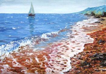 the sea. Peschanaia Olga