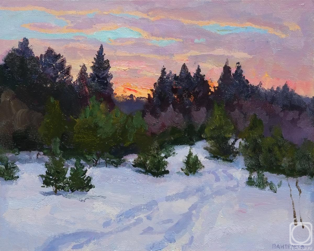 Panteleev Sergey. March. A frosty evening