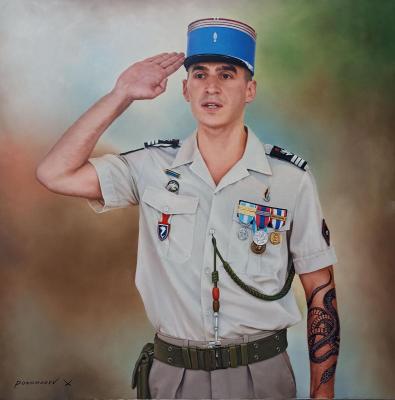 Captain of the 12th Cuirassier Regiment. Ponomarev Evguenii