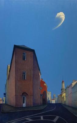 Landscape With a Fire Tower. Monakhov Ruben