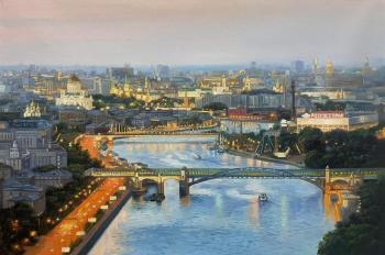 Beauty of Evening Moscow (Moska River). Kamskij Savelij