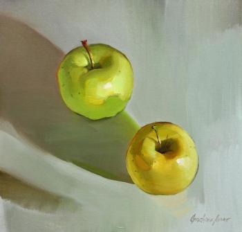 Still life with apples. Grechina Anna