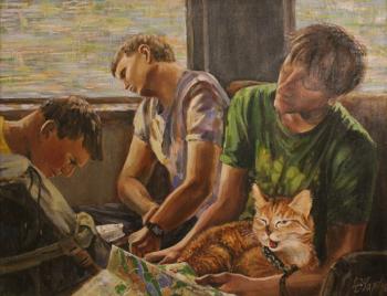 Cat's thoughts. Gartman Natalya