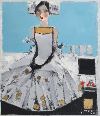 White dress. Smirnoff Andrey