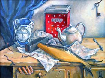 ��������� � ����� �����, ����������� Gunther Uecker. ������ ������