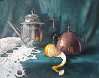 Still life with lemon by MK M.Pavlova. Gartman Natalya