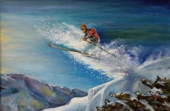 Taking off into the skies. Gartman Natalya