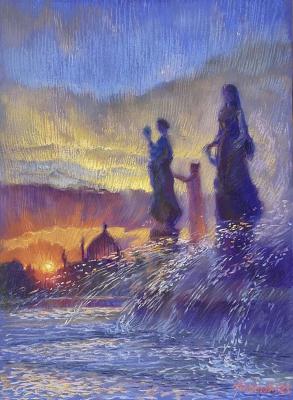 VDNH. Friendship of nations fountain. Alferova Anastasia