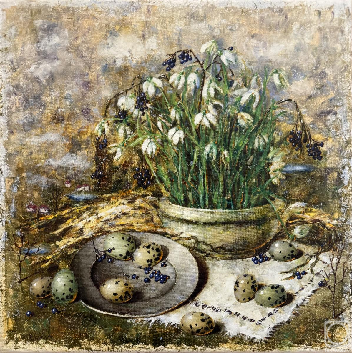 Картина маслом на холсте. Елсукова Елена. Весенняя