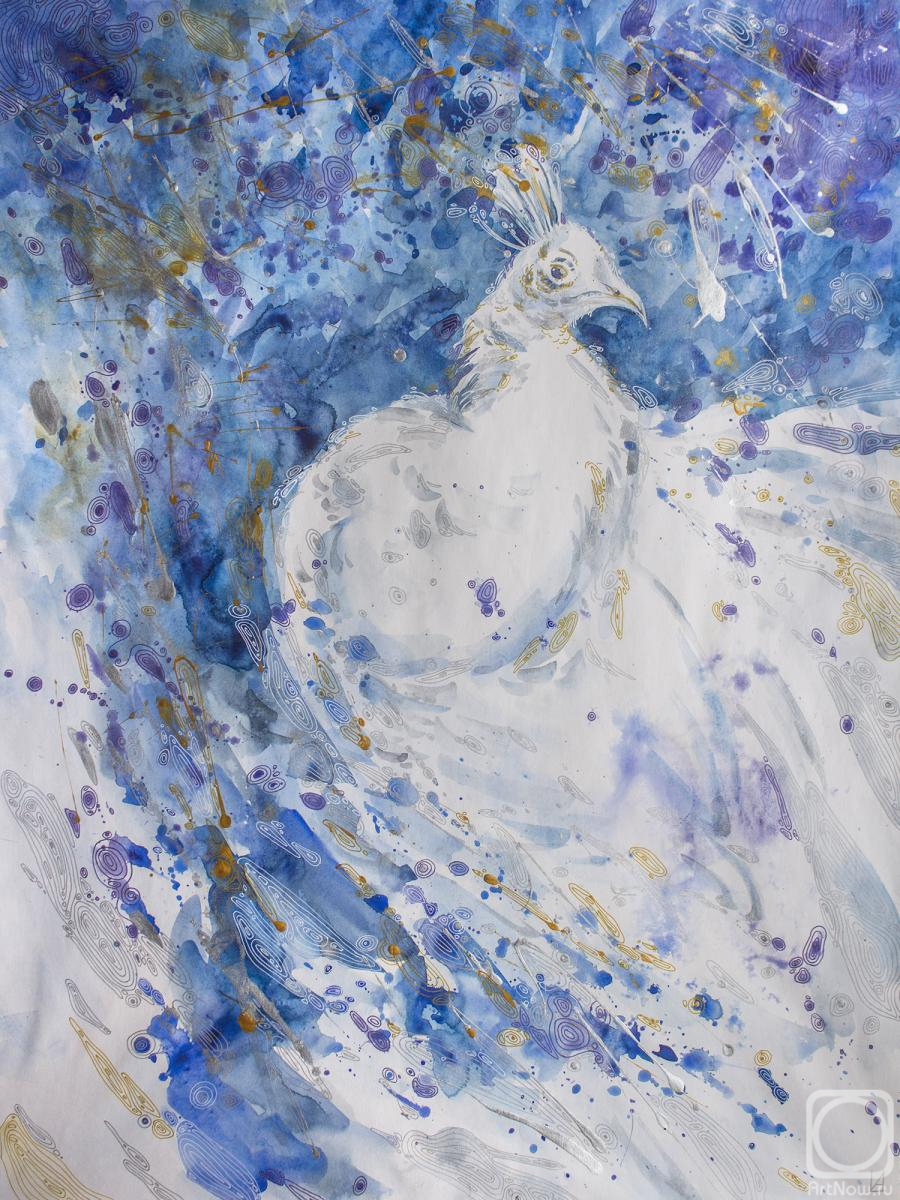 Devyatova Irina. The White Peacock