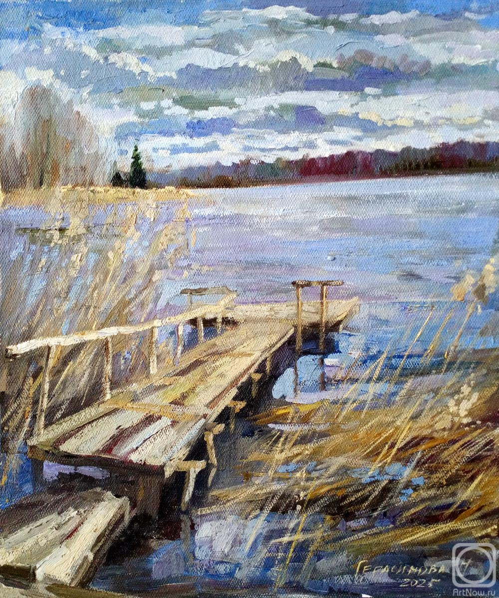 Gerasimova Natalia. Spring on Lake Mstino