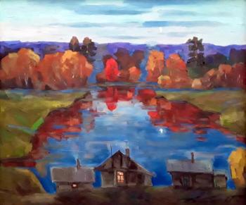 Autumn evening. Knecht Aleksander