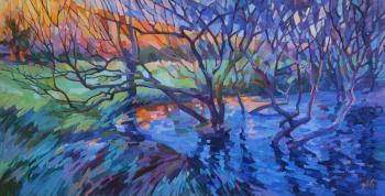 Irish Art Nouveau. Twilight at Glendalough. Chizhova Viktoria