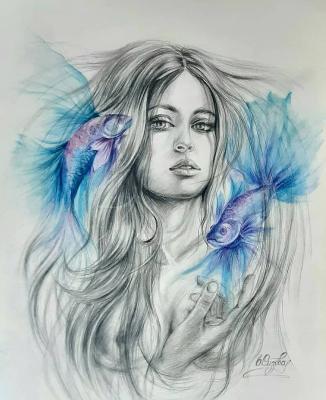 Mermaid (Portrait Of Fish). Sizova Elena