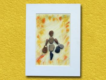 Painting Panel Autumn Shopping. Makarenko Lyudmila