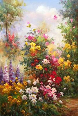 Summer flowers (Wild Daisies). Minaev Sergey