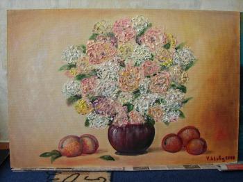 Still life with peaches. Semenova Viktoriya