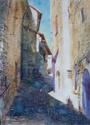 Italian street "Baciadonne" ("A woman's kiss"). Levina Svetlana