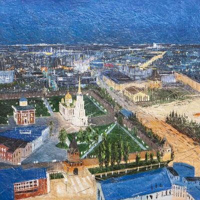 The Glow of History. Evening Lights of the Tula Kremlin. Lorti Dzhoui