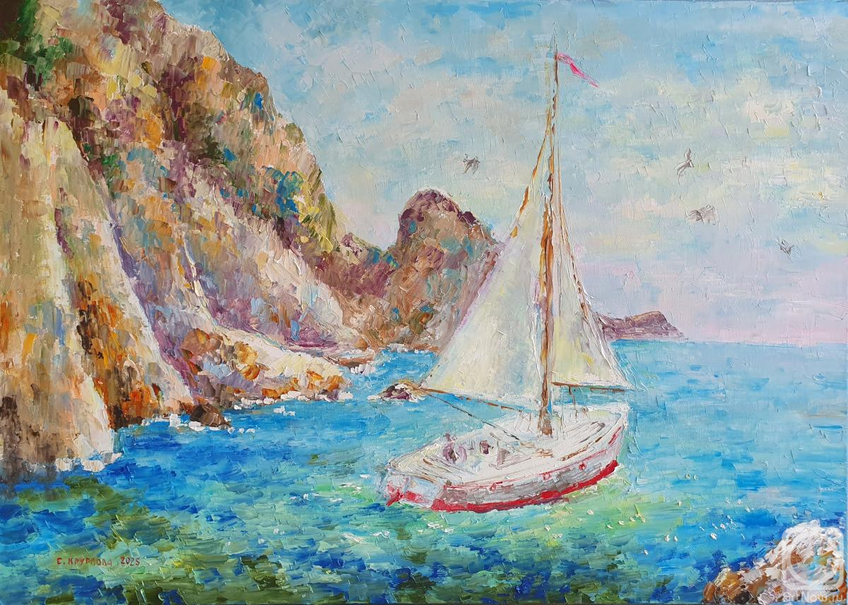 Kruglova Svetlana. Sail at the shore
