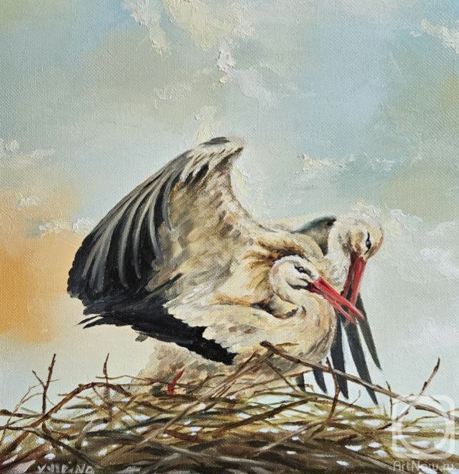 Elpanova Anna. Storks