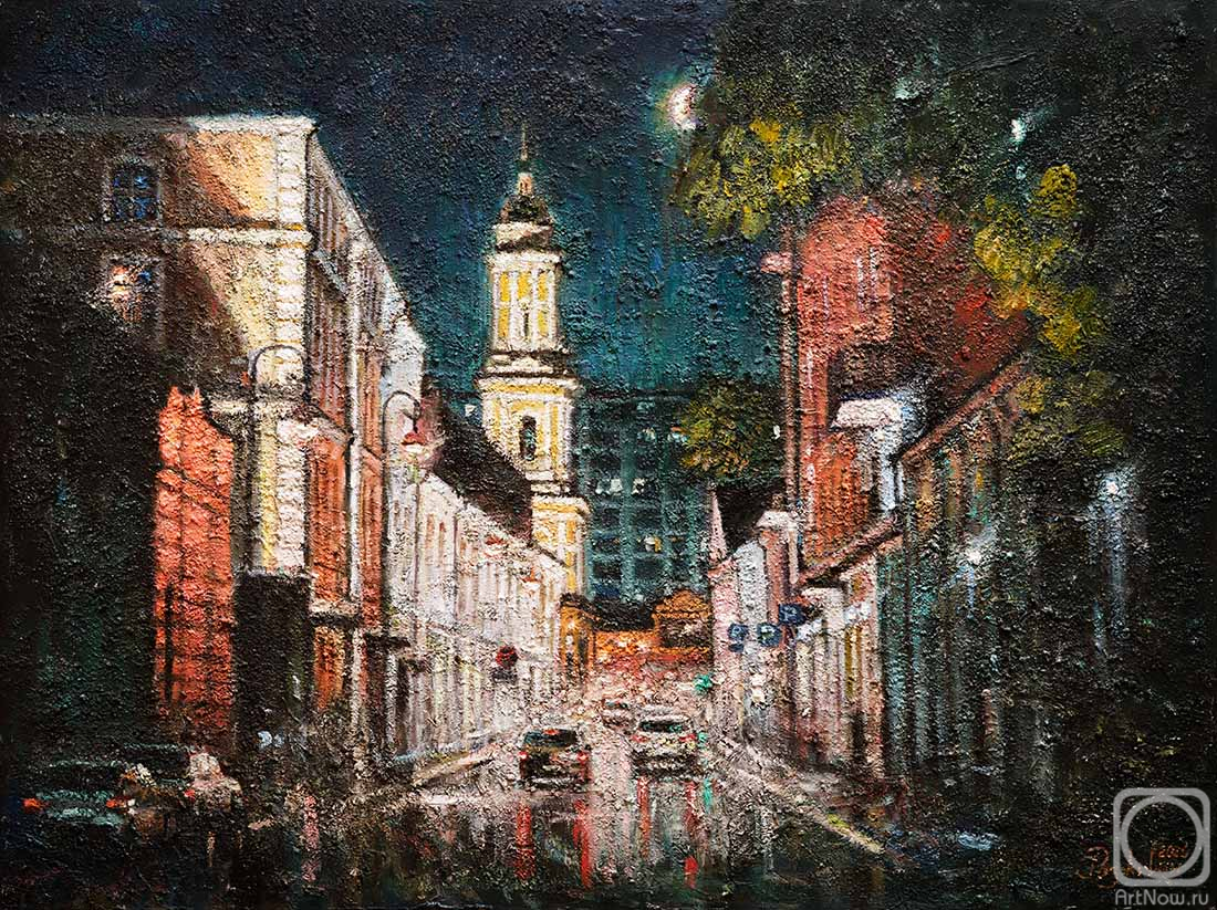 Razzhivin Igor. Night city. Light and darkness