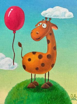 Giraffe (Giraffe Painting). Degtyareva Olga