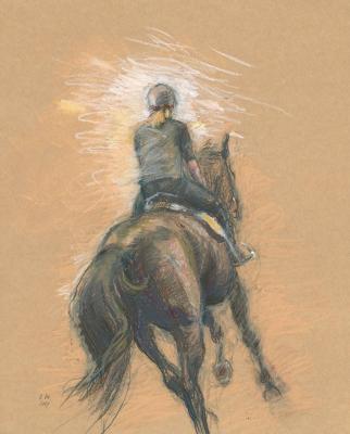 Horse running