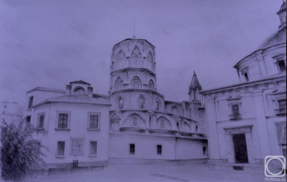 Rabinovich Lyudmila. Urban sketches, Spain