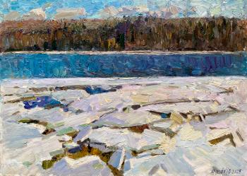 Ice on the Volga. Zhukova Juliya