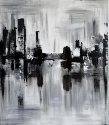 City in the rain. Marchenko Viktoria