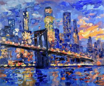 Brooklyn Bridge New York. Savenkova Natalya