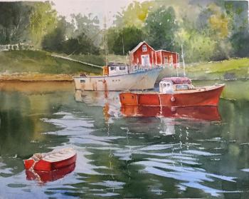 Nice day on the river (A Boot). Potapova Regina