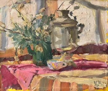 Summer cottage still life. Cheglyakov Andrey