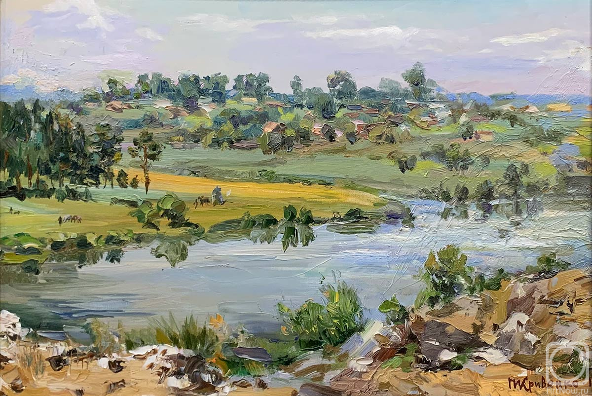 Krivenko Peter. The banks of the Rezh River