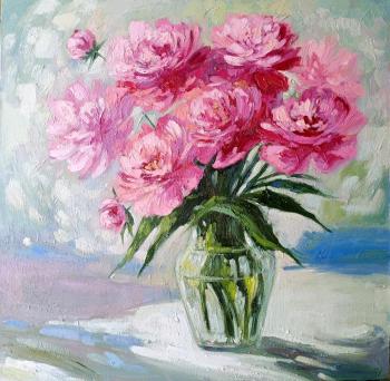 Gerasimova Natalia Aleksandrovna. Bouquet of pink peonies