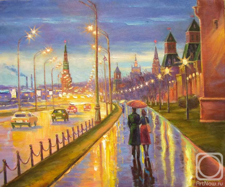 Dyomin Pavel. Walk along the Kremlin embankment