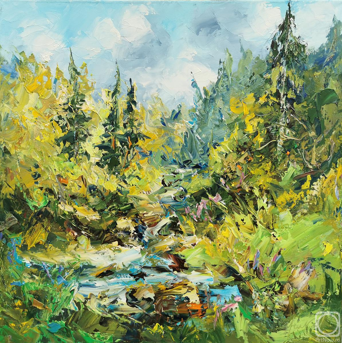 Ushkov Valeriy. Summer Stream