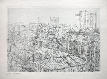 Arbat roofs. Chistova Olga