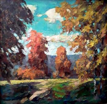 In the autumn forest. Knecht Aleksander