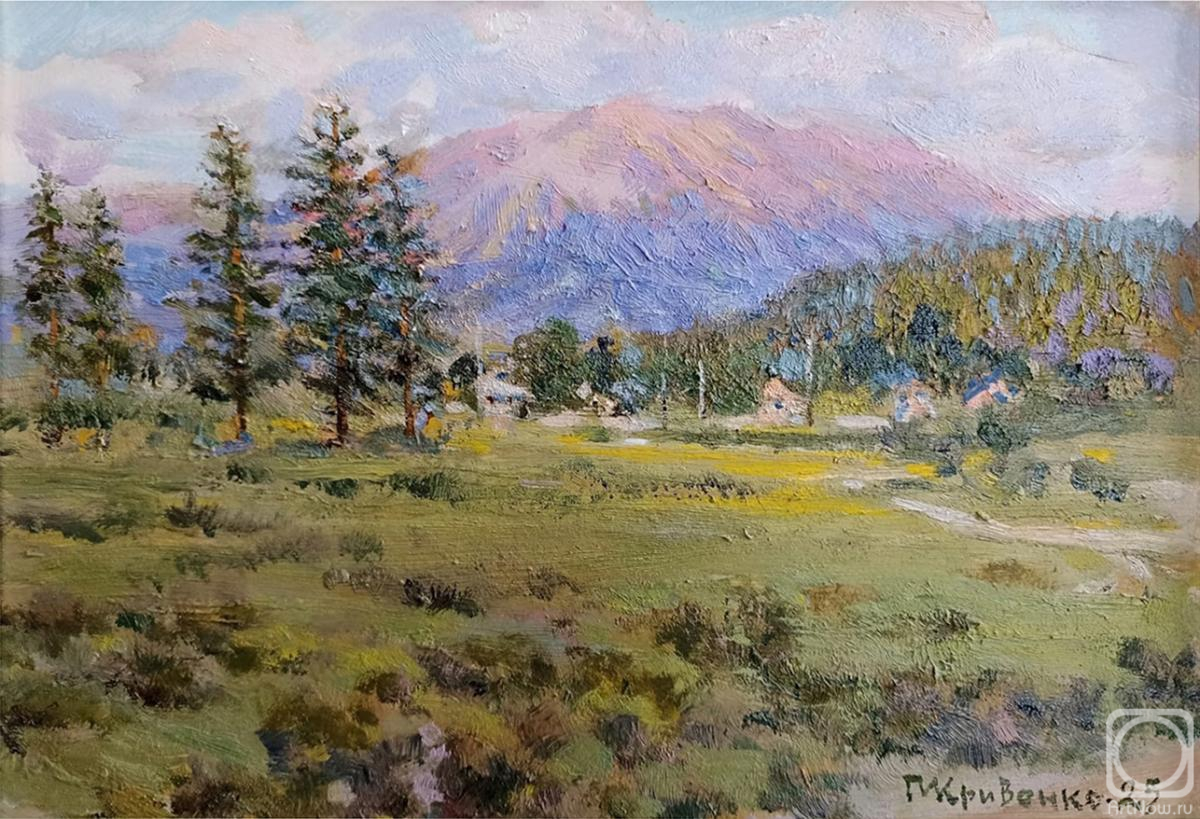 Krivenko Peter. Ural. View of Mount Iremel