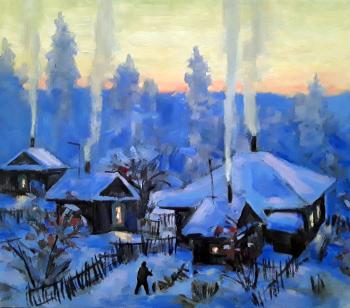 On a frosty evening. Knecht Aleksander