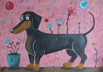 Pink world Dachshund (�������). ������� ����
