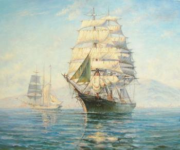 Парусник у берега. Бунчук Иван