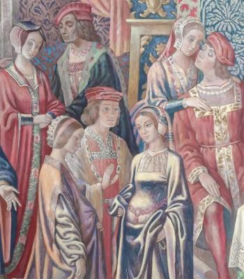 Triptych "Emblem of the Estates": Temptation.(fragment of the painting). Noymann Vladimir